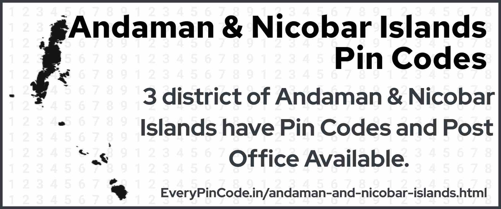 Pin Code List for Andaman And Nicobar Islands | Post Office List for Andaman And Nicobar Islands