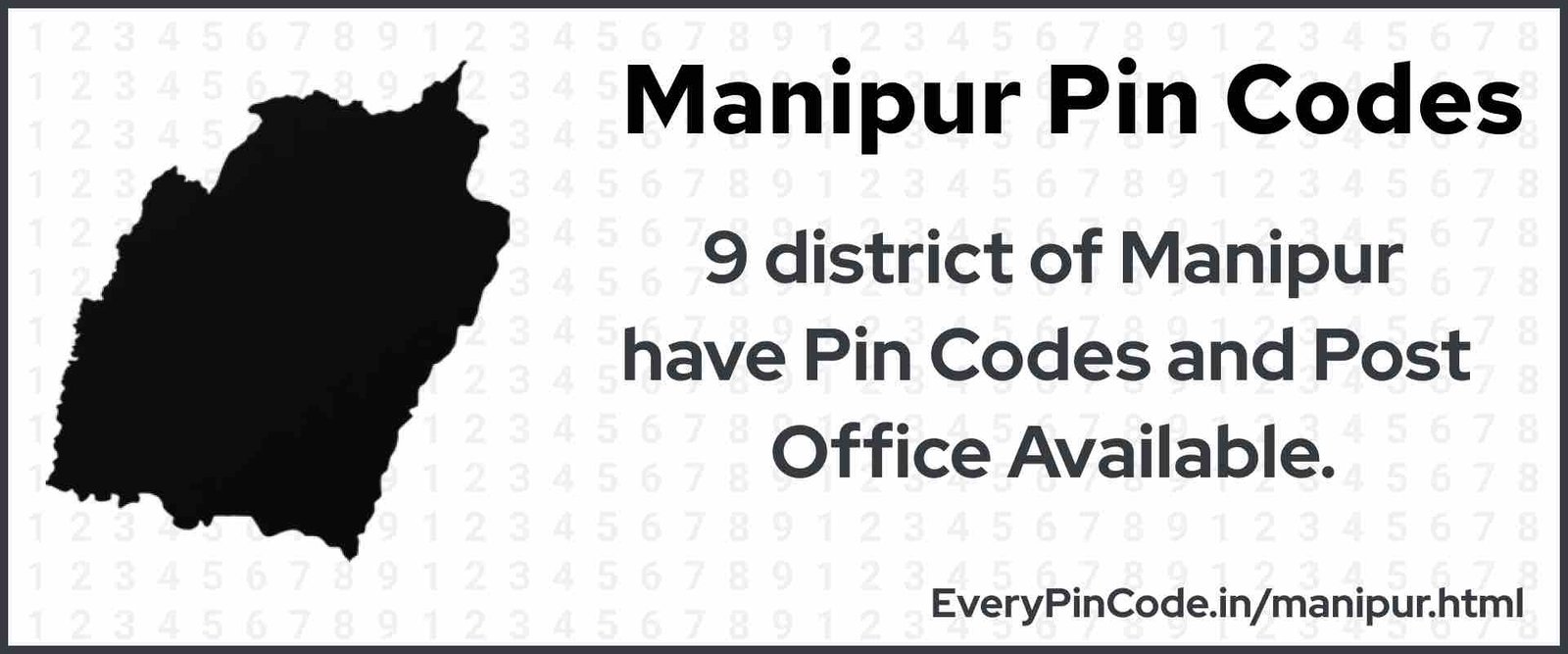 Pin Code List for Manipur | Post Office List for Manipur